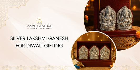 Silver Lakshmi Ganesh for Diwali Gifting