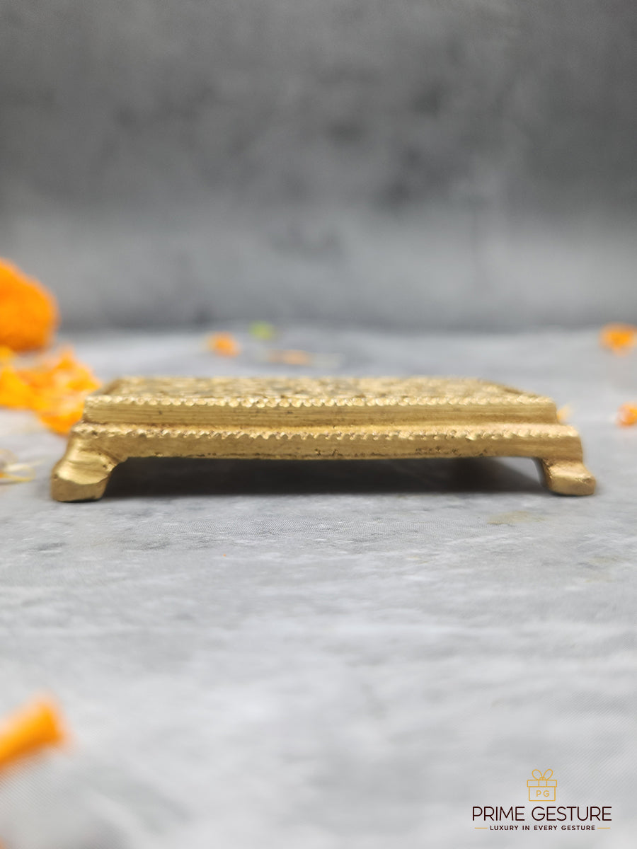 Brass Chowki for Pooja
