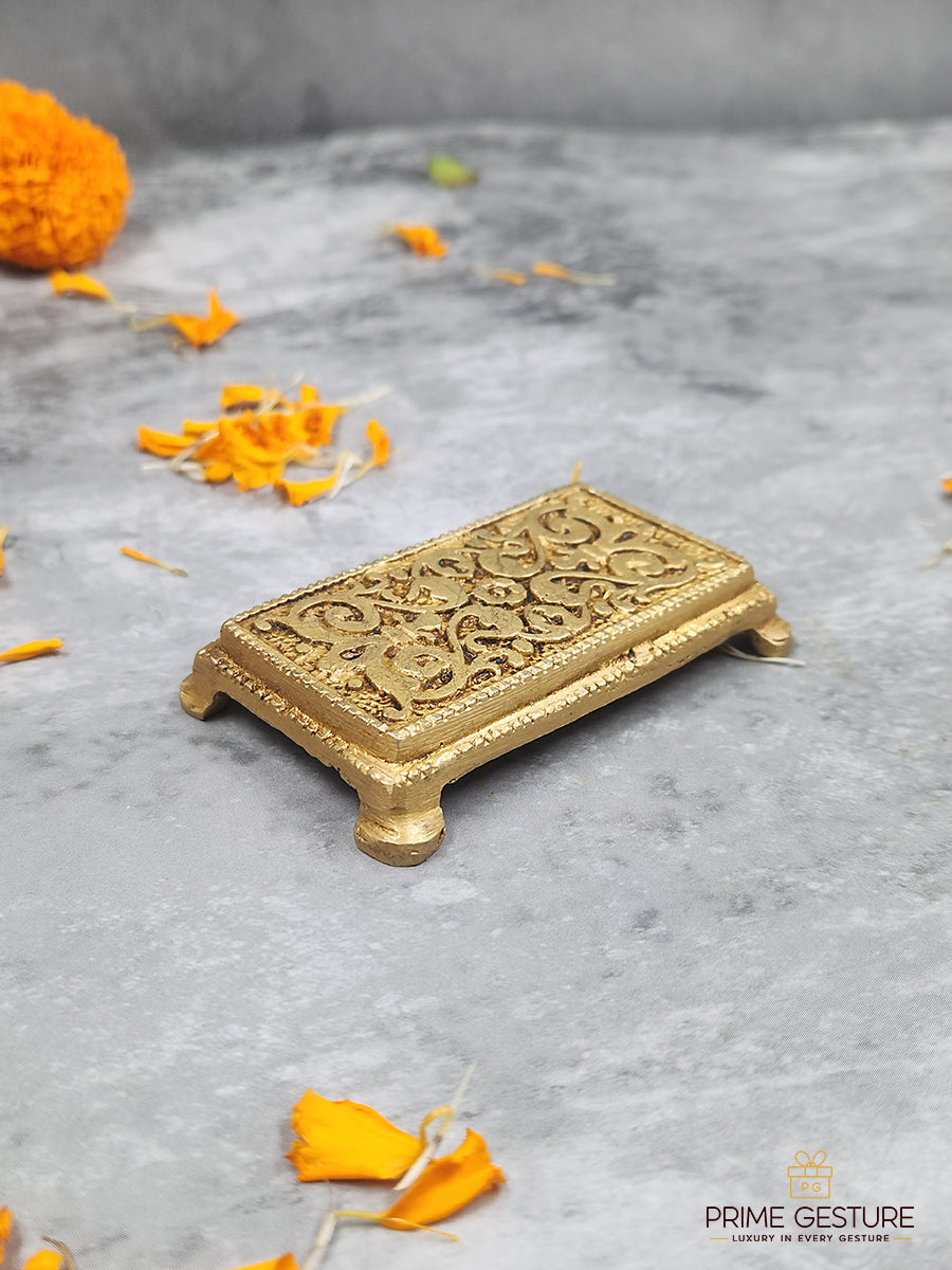 Brass Chowki for Pooja
