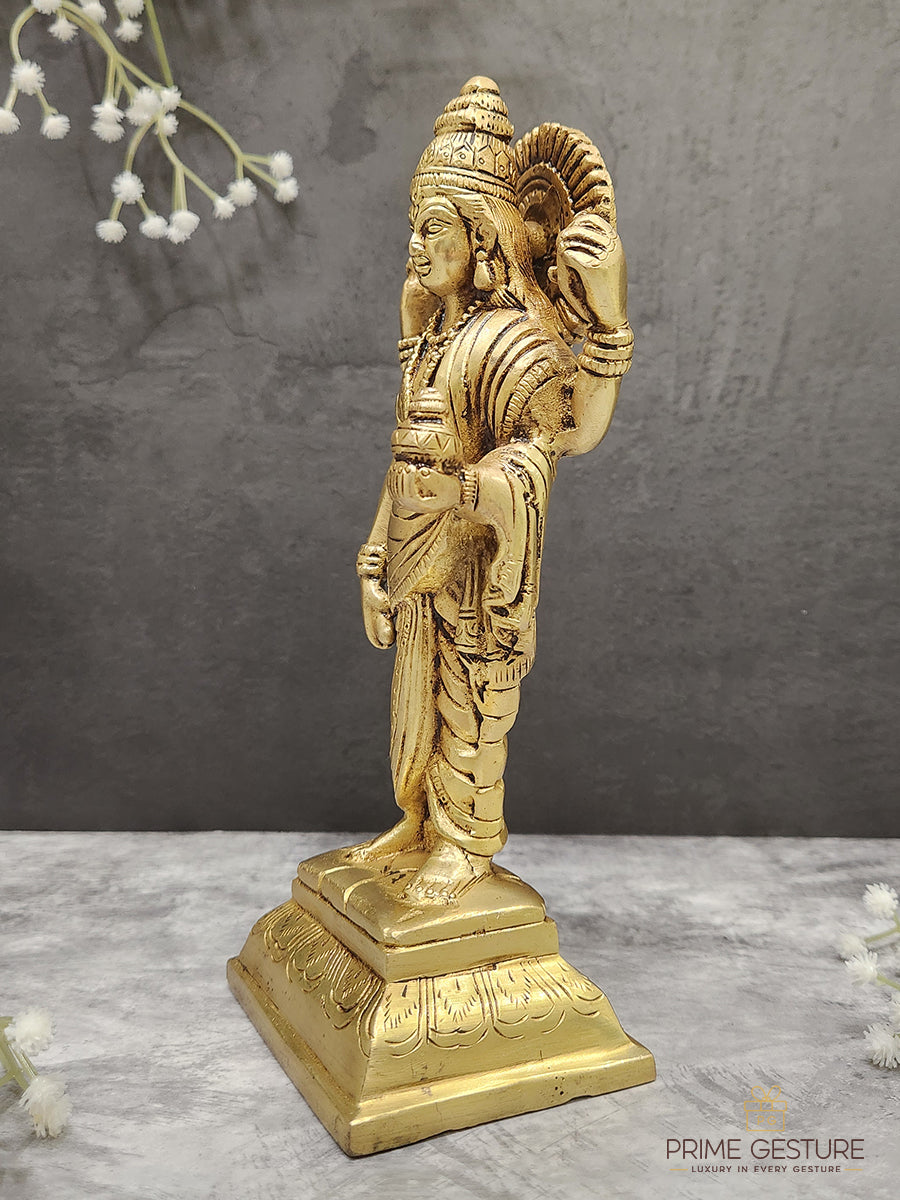 Brass Dhanvantari Statue