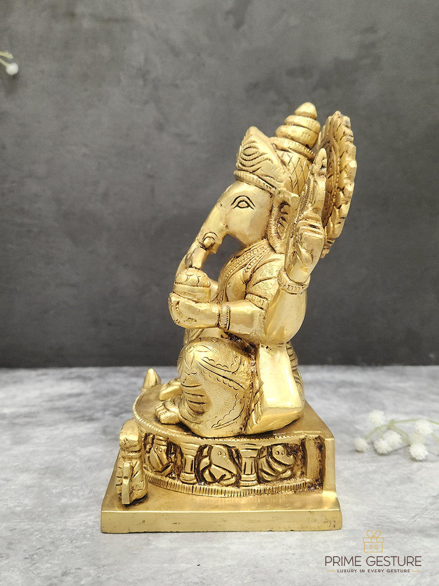 Brass Ganesh Statue