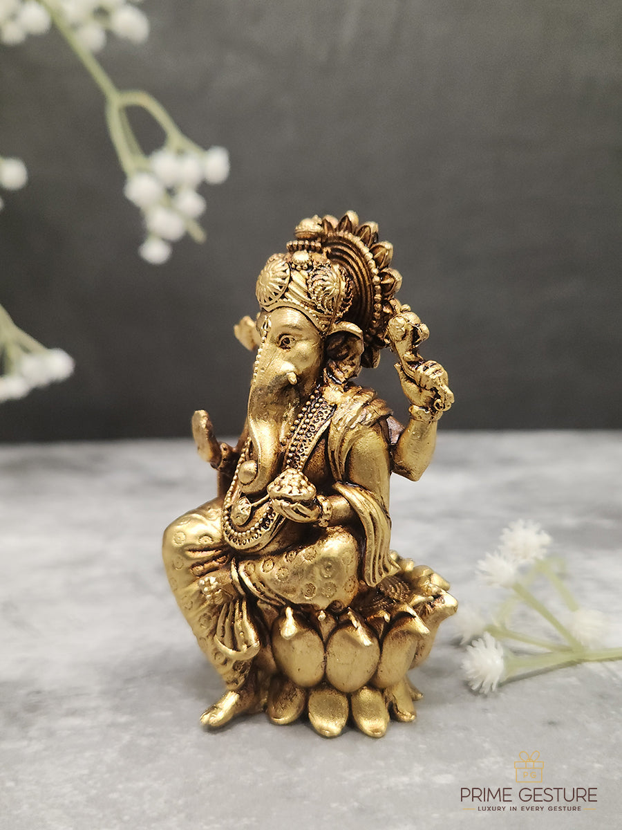 Brass Ganpati Idols Statue