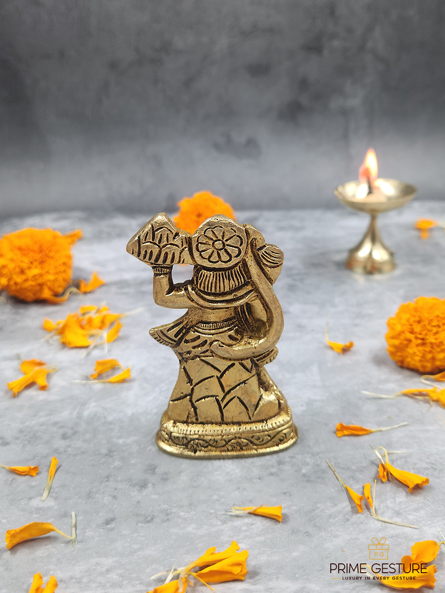 Brass Hanumanji Idol