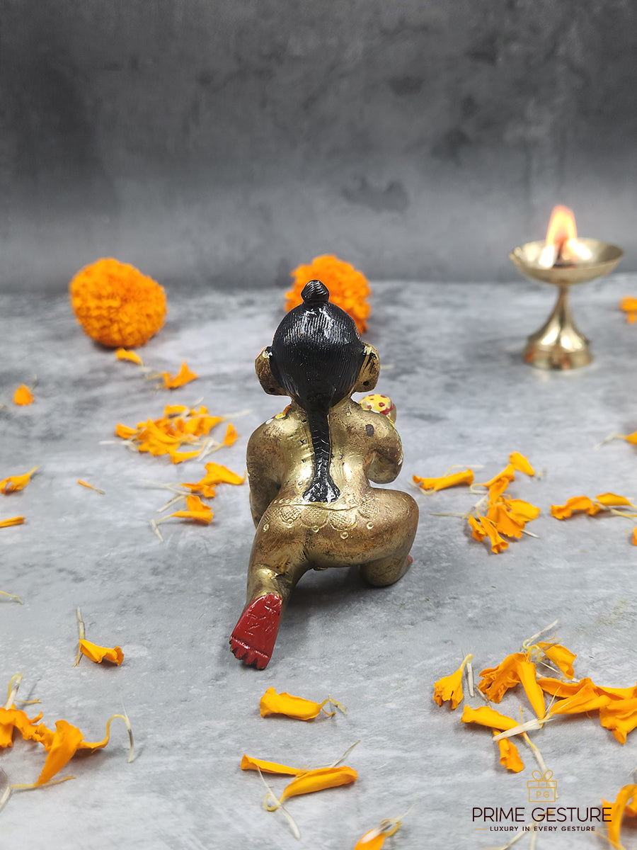 Brass Laddu Gopal Idol