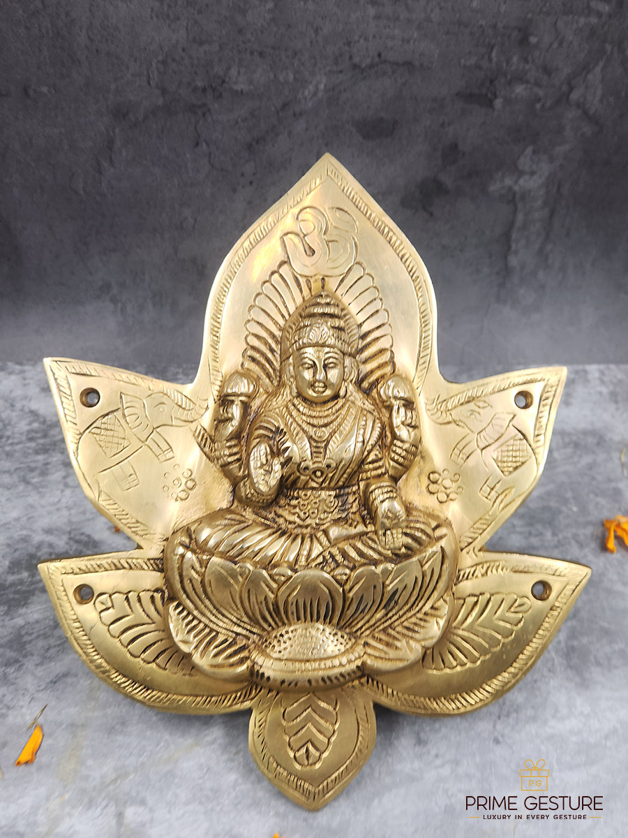 Brass Lakshmi Ganesh Patta Wall and Door Hanging