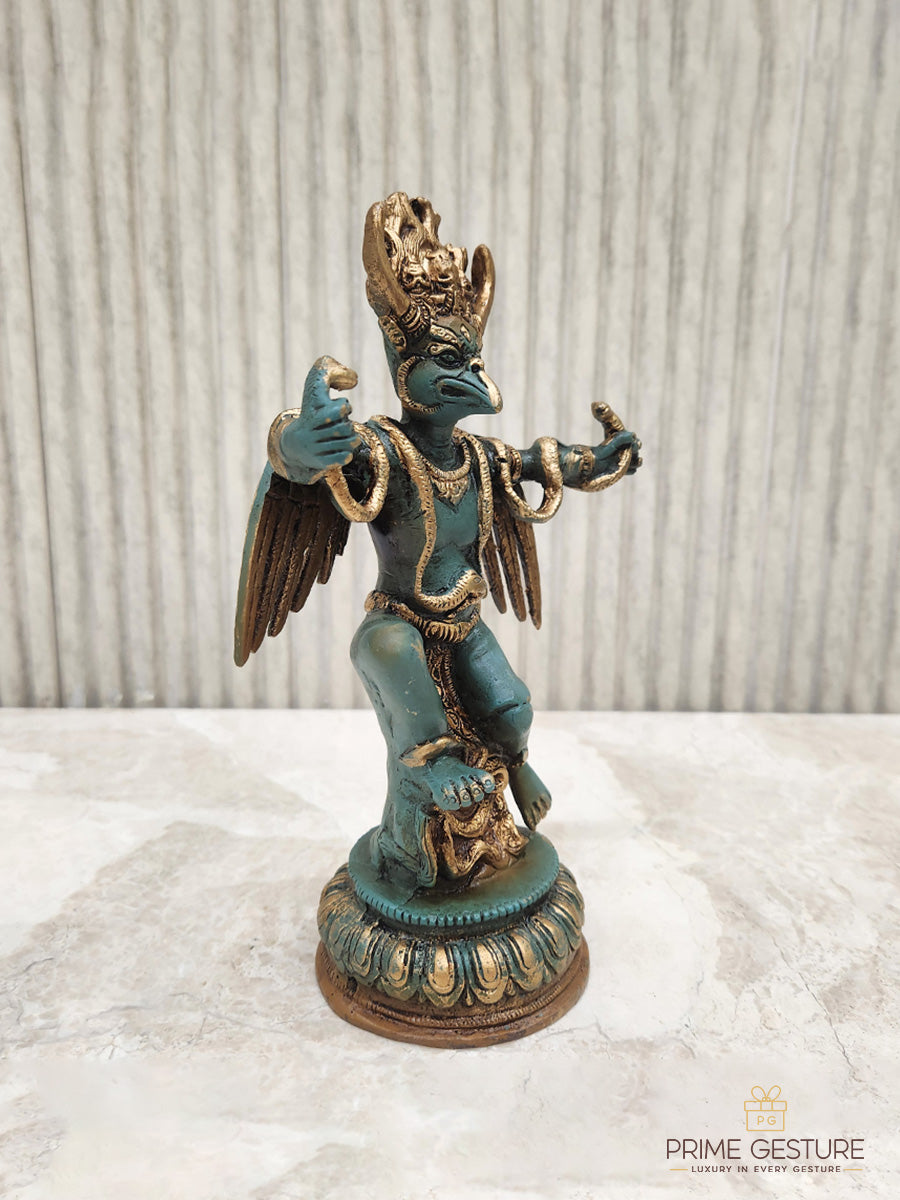 Brass Lord Garud idol