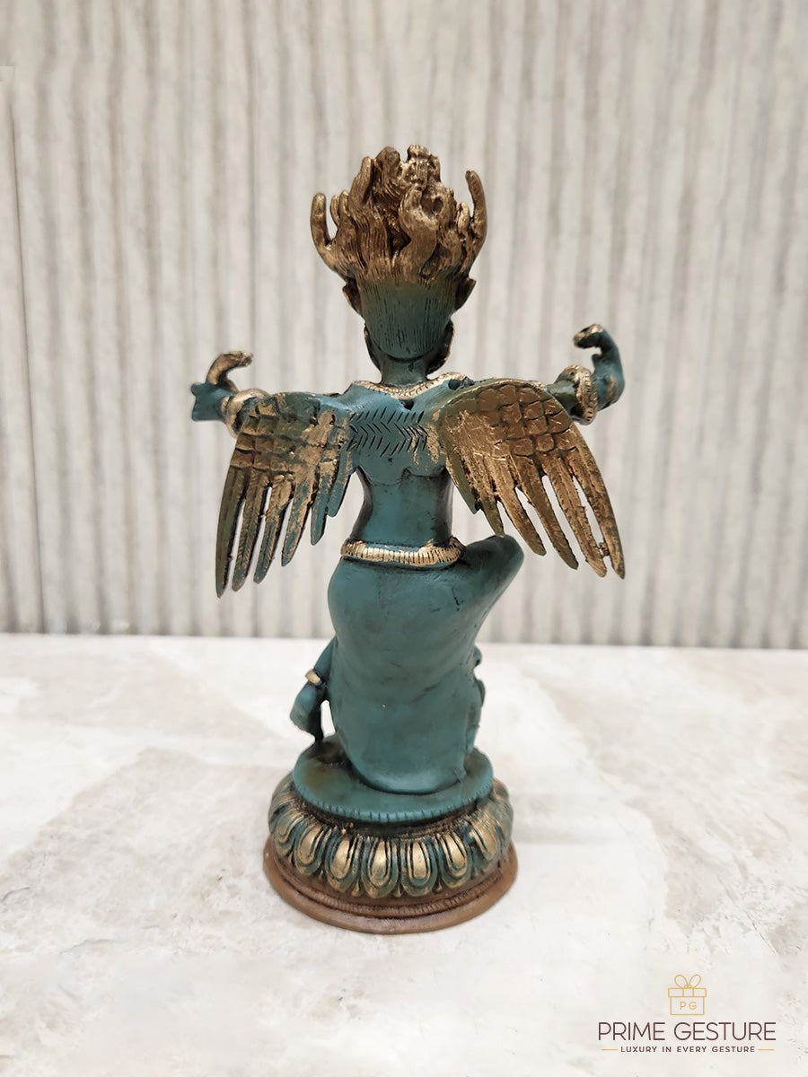 Brass Lord Garud idol