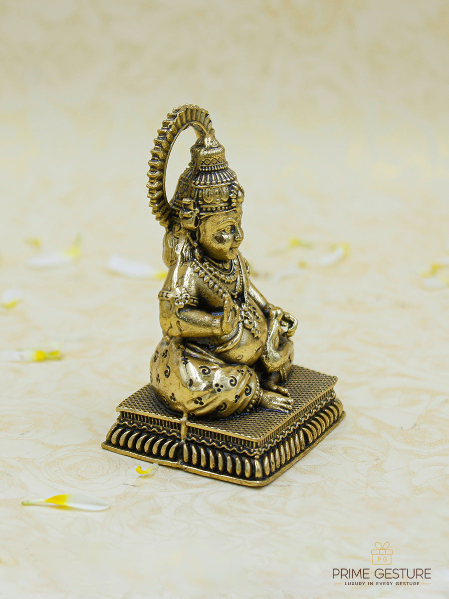 Brass Lord Kubera Idol