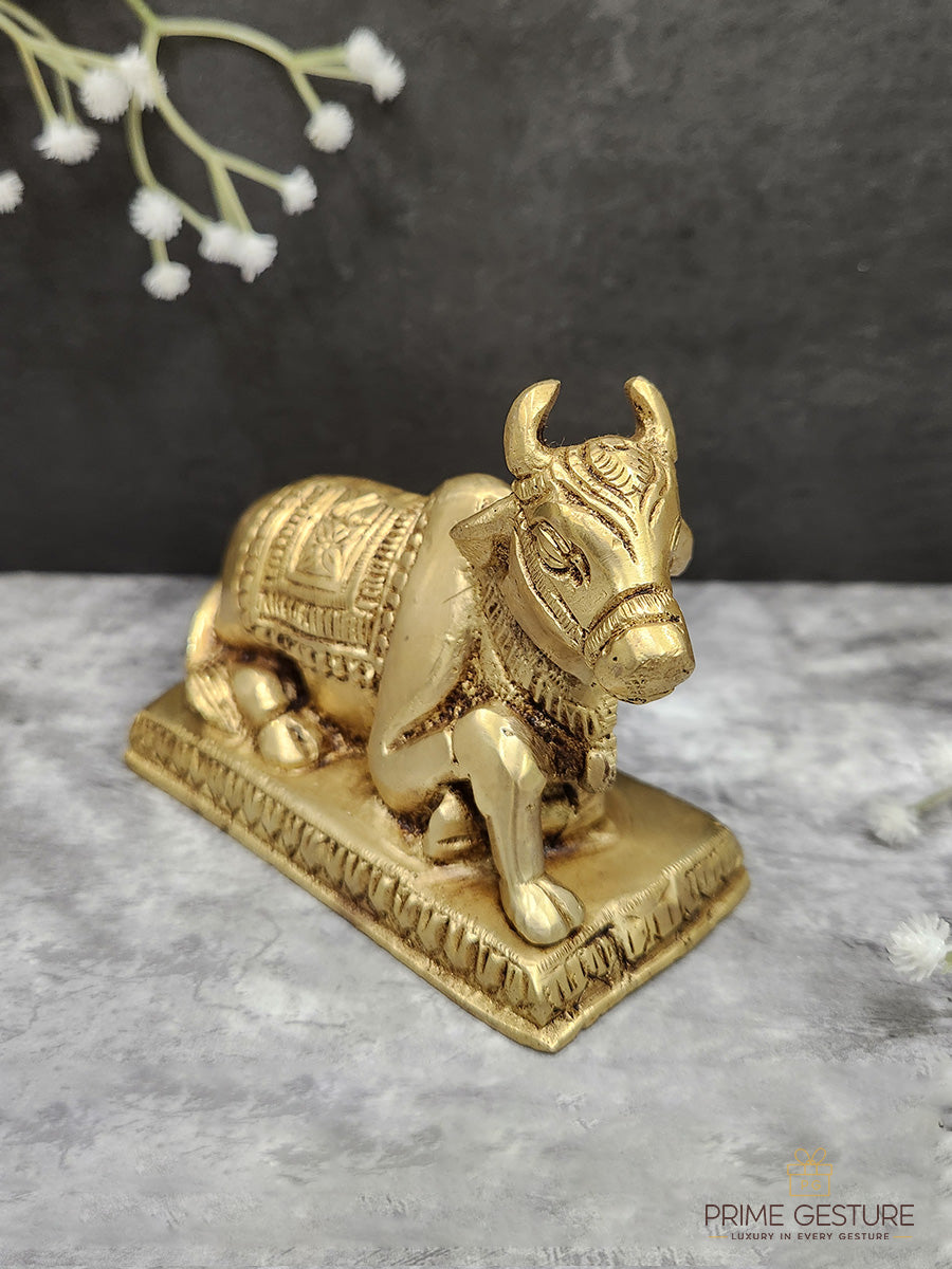 Brass Nandhi Idol