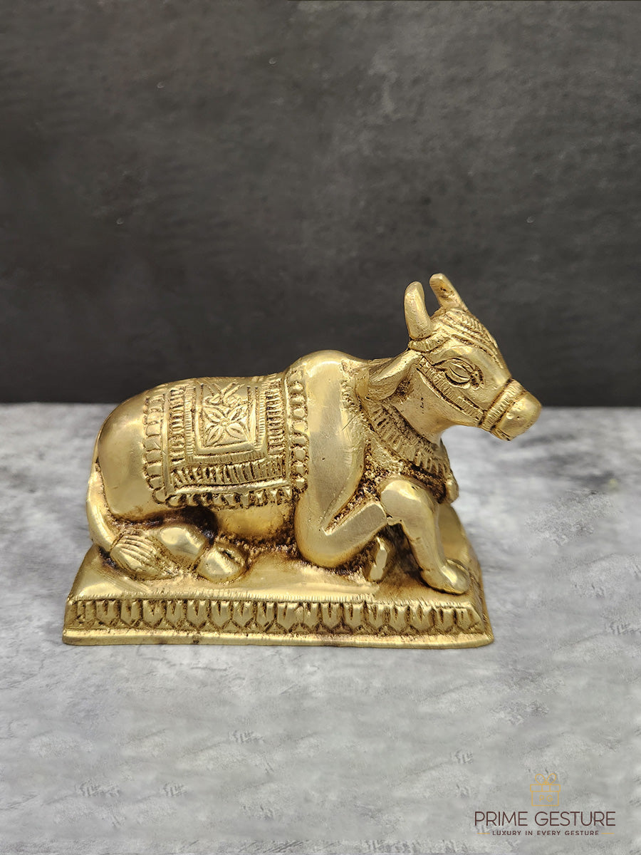 Brass Nandhi Idol