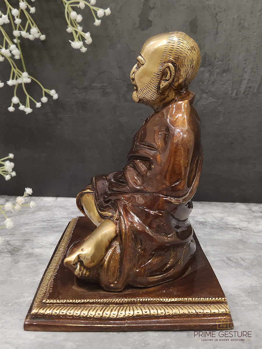 Brass Neem Karoli Baba Idol