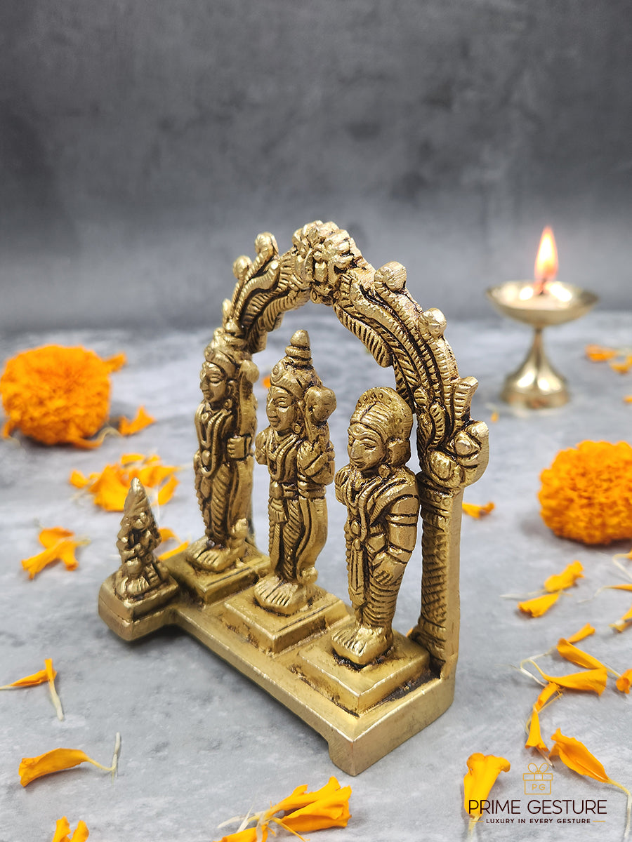 Brass Ram Darbar Statue