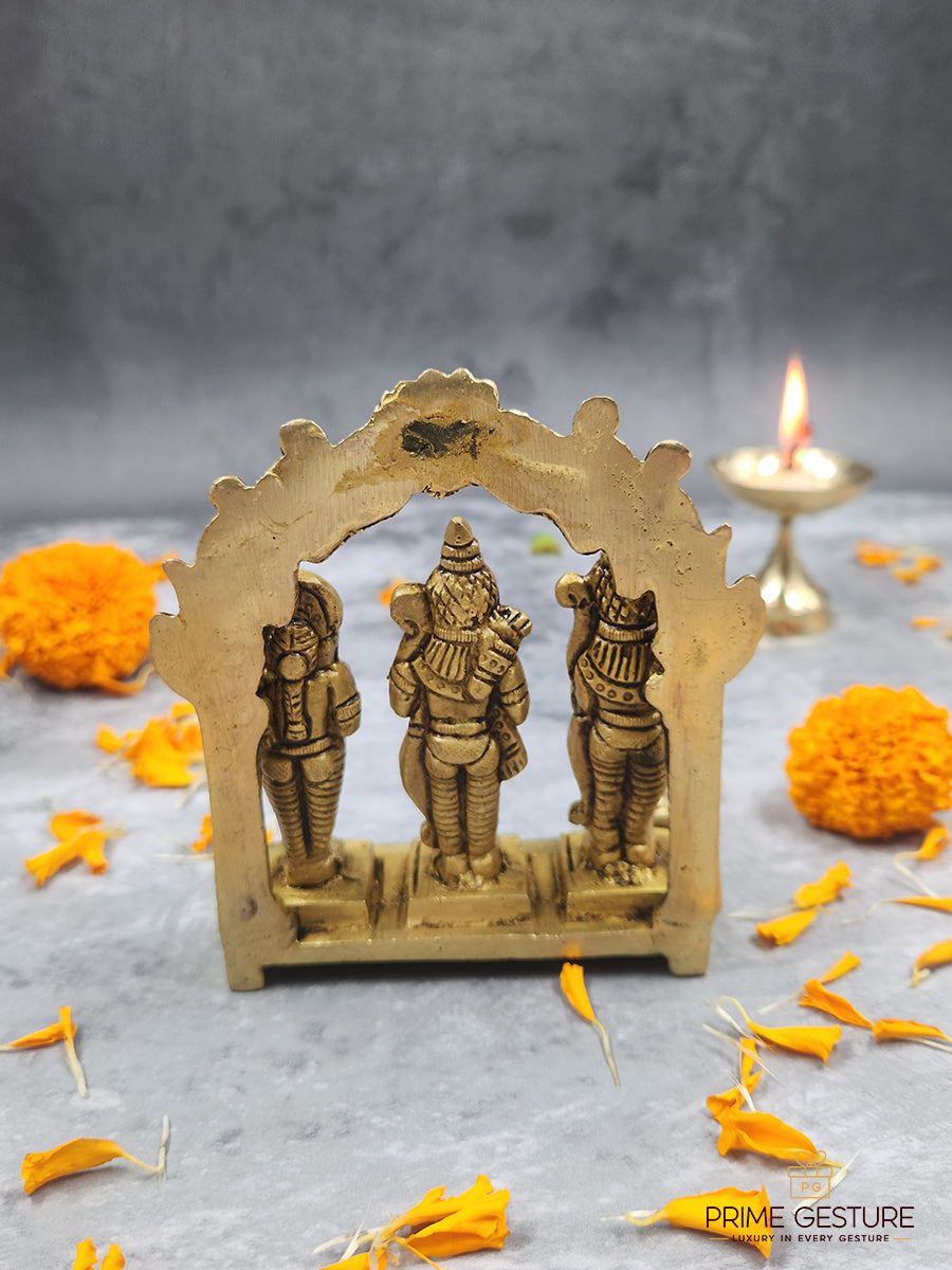 Brass Ram Darbar Statue