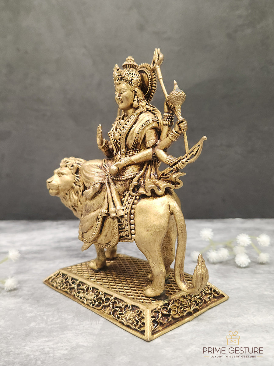 Brass Sherawali Maa Idol