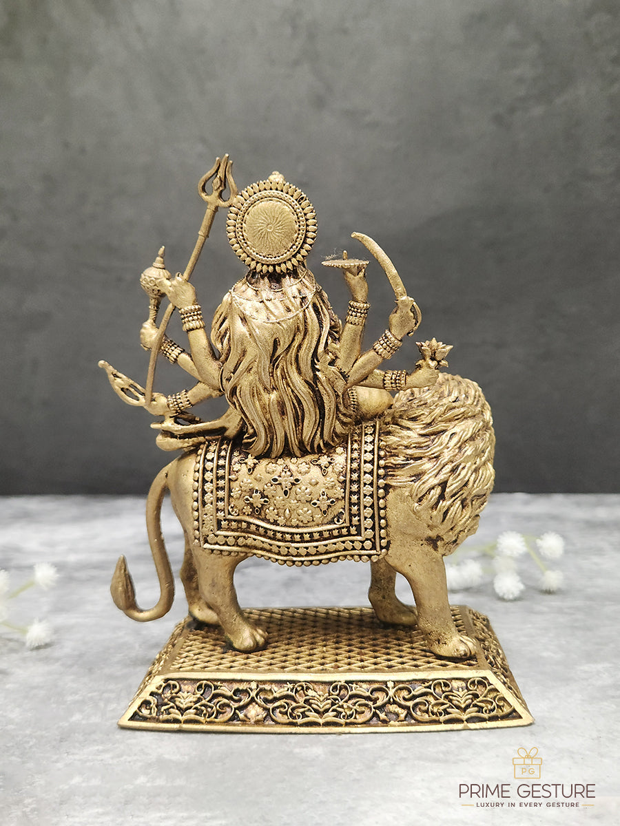 Brass Sherawali Maa Idol