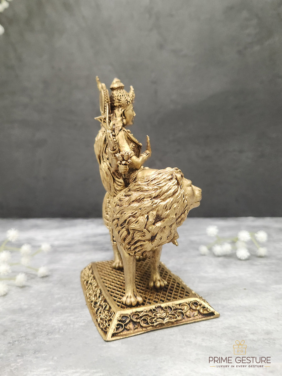 Brass Sherawali Maa Idol