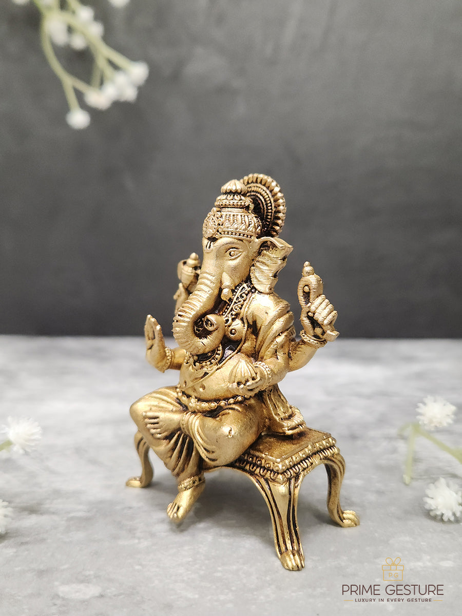 Brass Showpiece Ganesh Ji God Idol