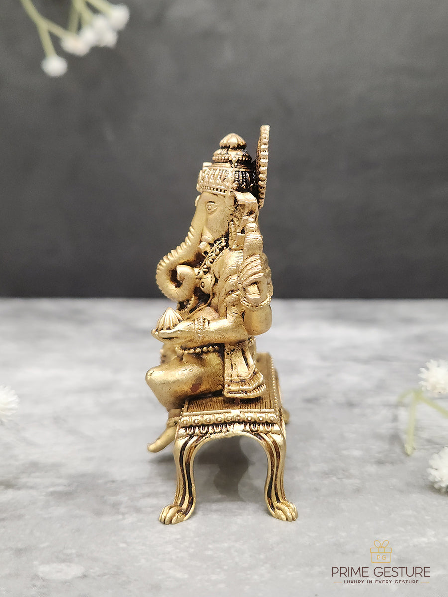 Brass Showpiece Ganesh Ji God Idol