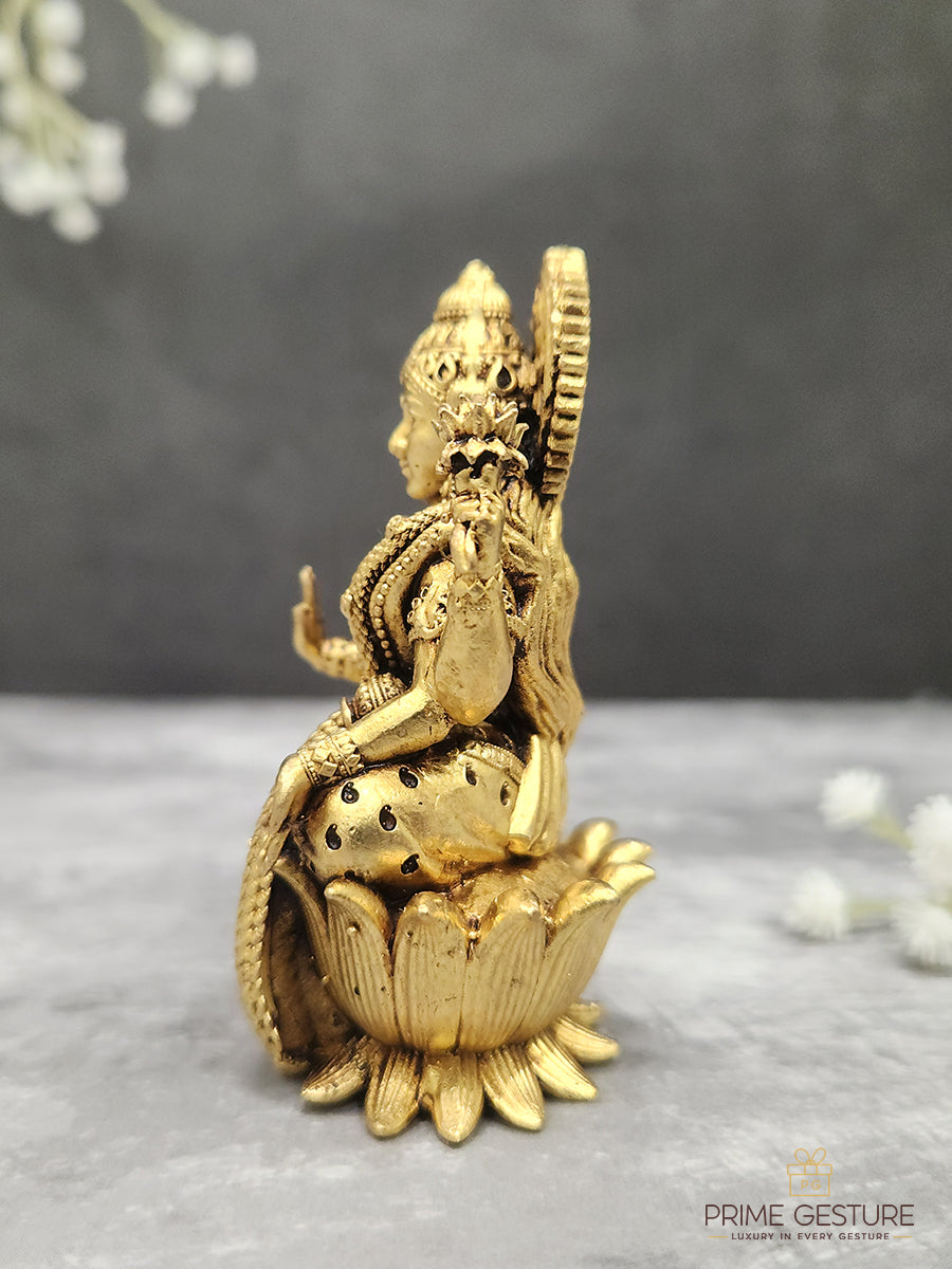 Brass Showpiece Laxmi Ji God Idol Statue