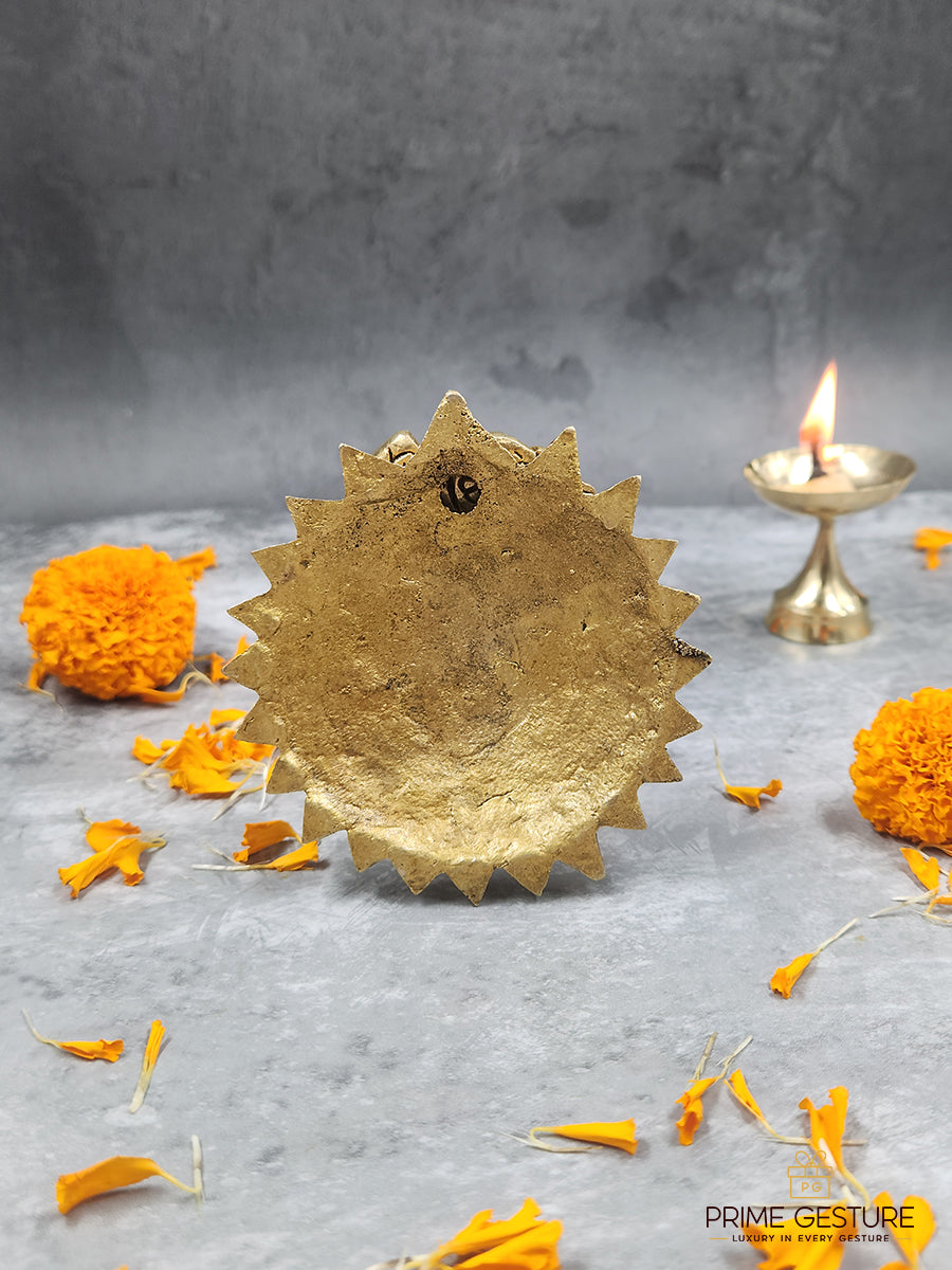 Brass Sun Smiling Surya Bhagwaan Idol