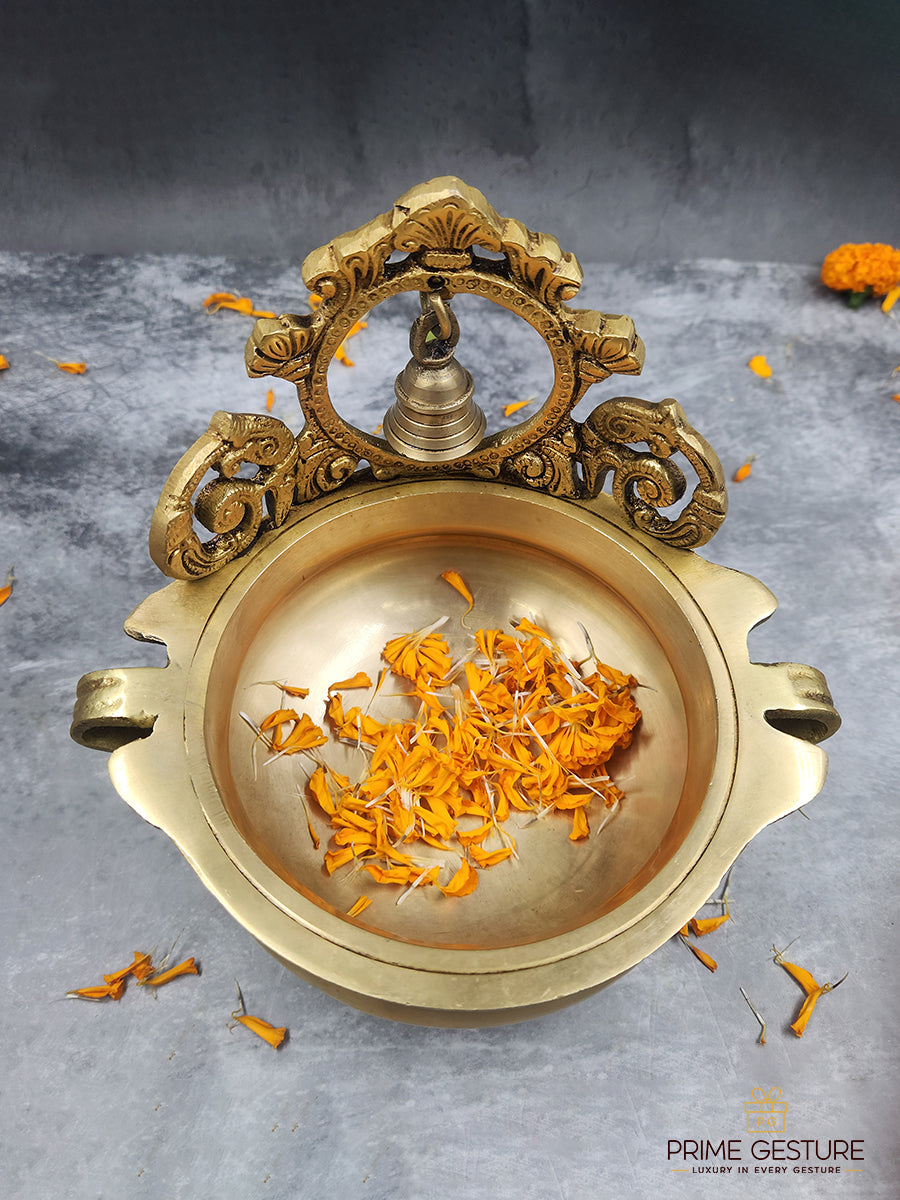 Brass Urli Decorative Bowl Vessel