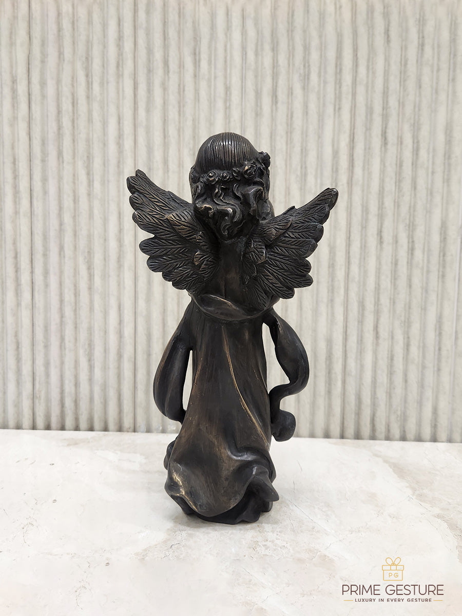 Brass Praying Angel Statue
