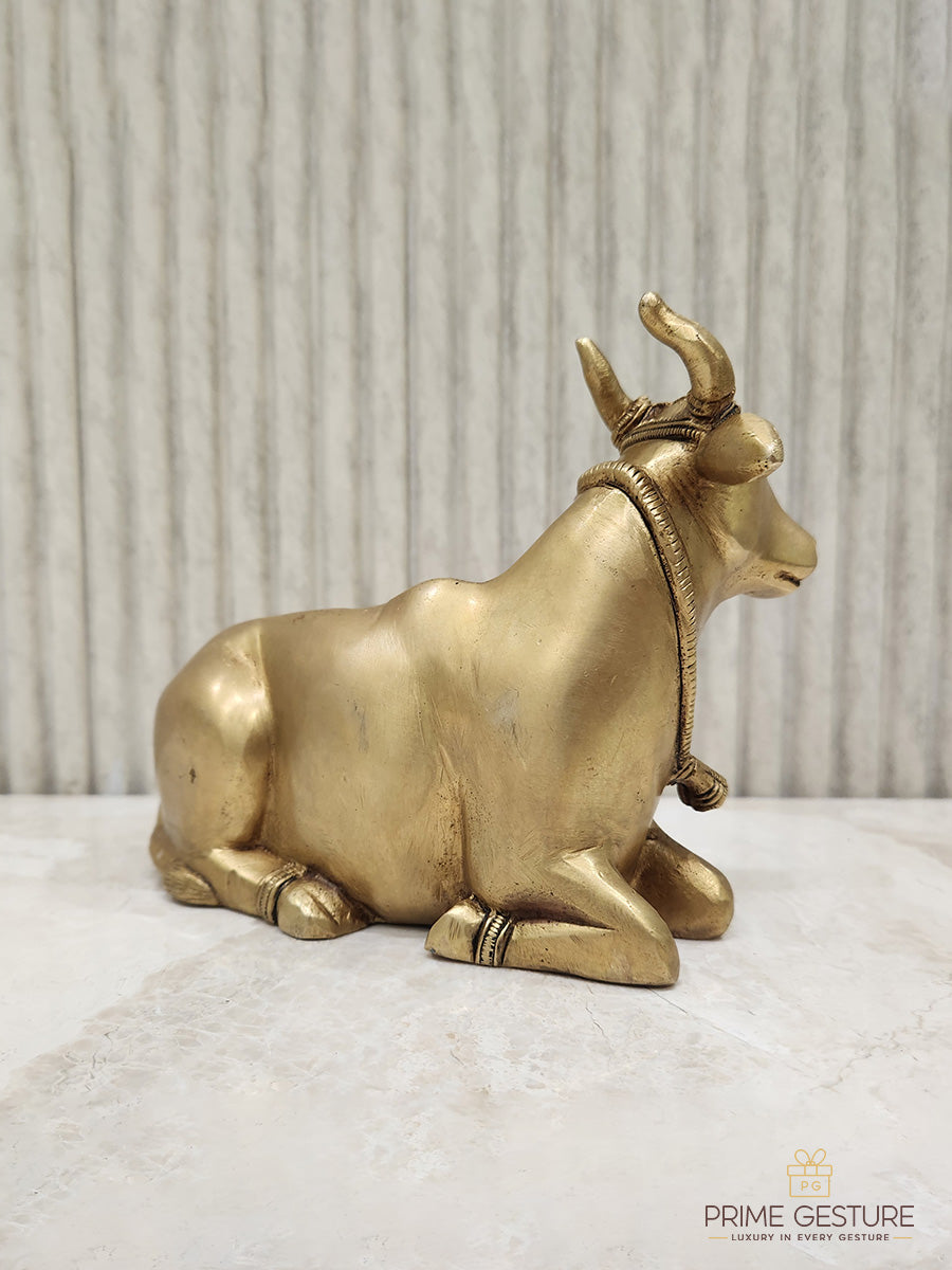 Golden Brass cow Idol