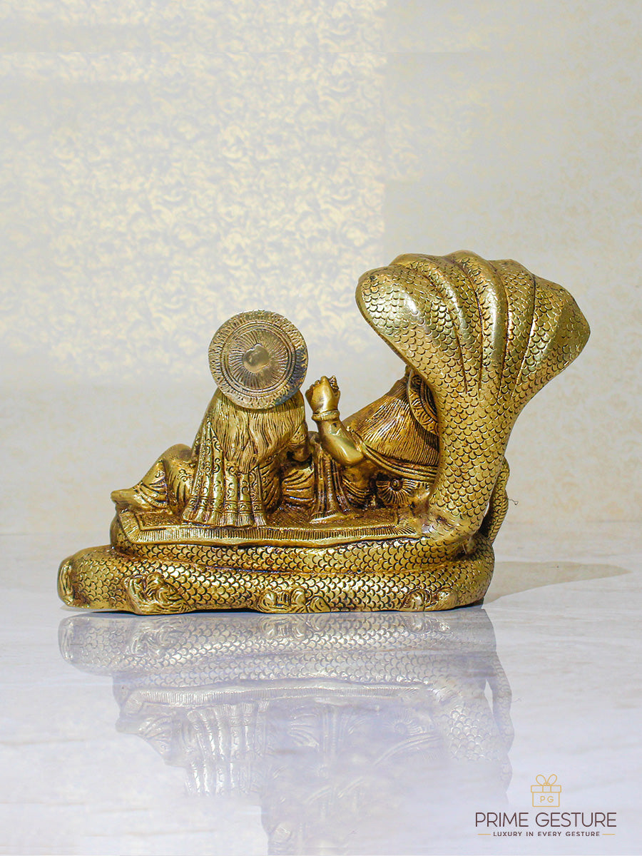 Maa Lakshmi with Lord Vishnu On Sheshnag Idol
