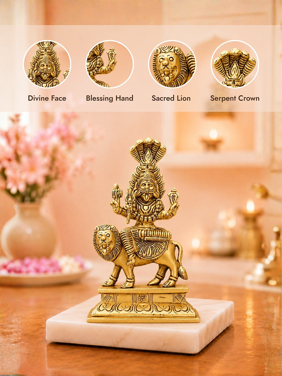 Brass Pratyangira Devi Idol