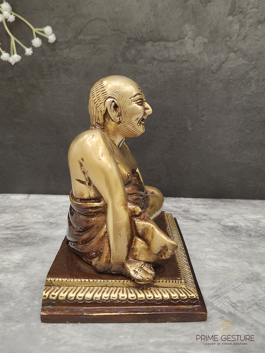 Pure Antique Brass Neem Karoli Baba