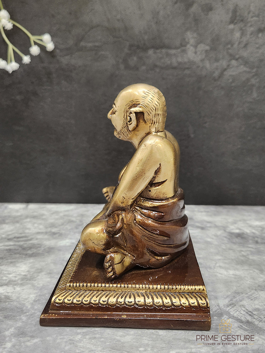 Pure Antique Brass Neem Karoli Baba
