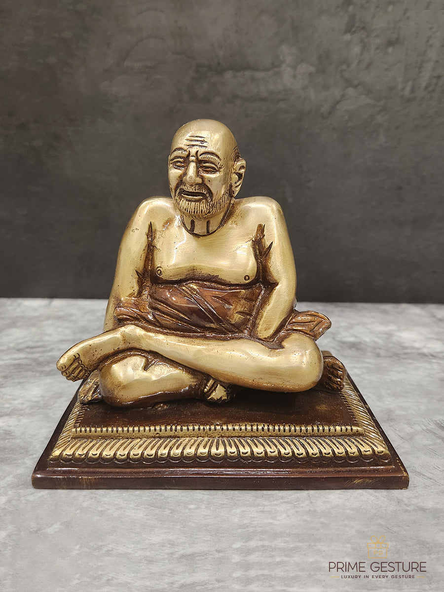 Pure Antique Brass Neem Karoli Baba
