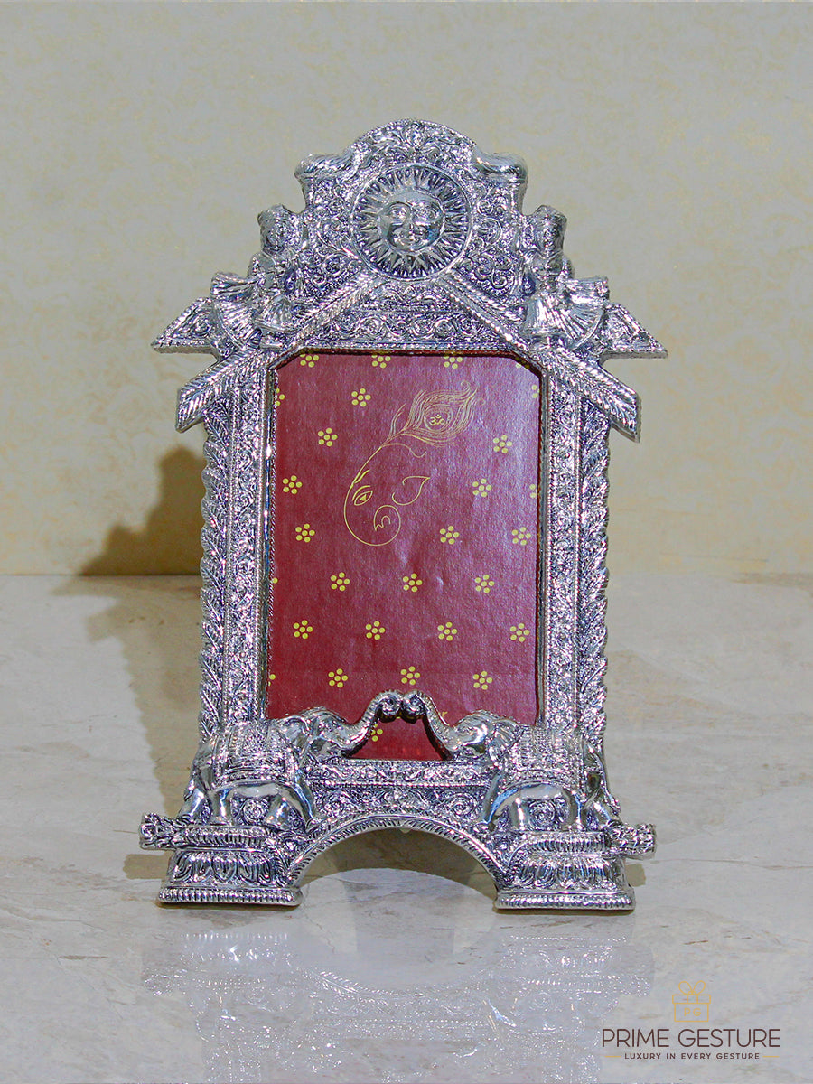 Pure Silver Elephant Photoframe