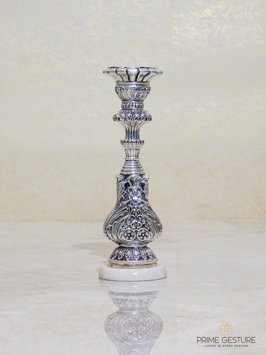 Silver Candle Holder