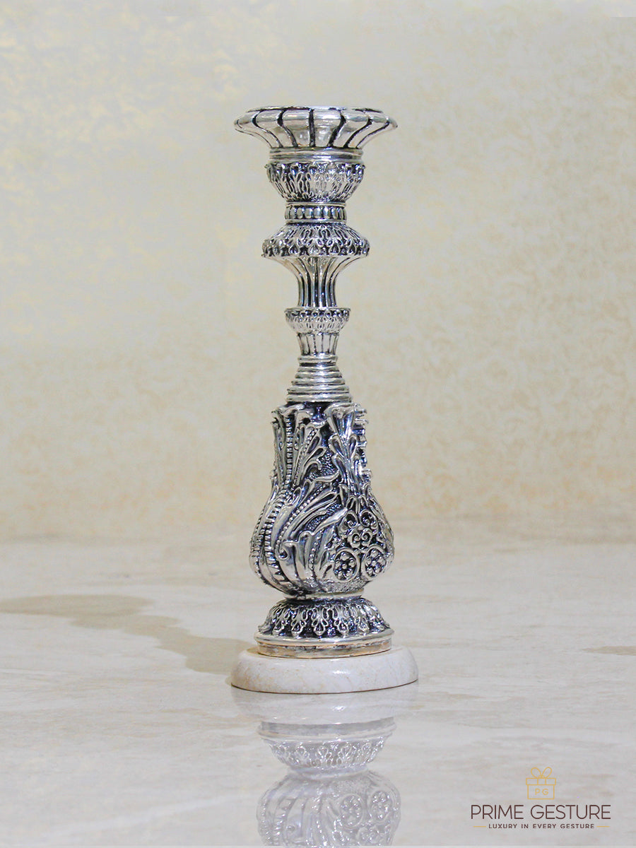 Silver Candle Holder