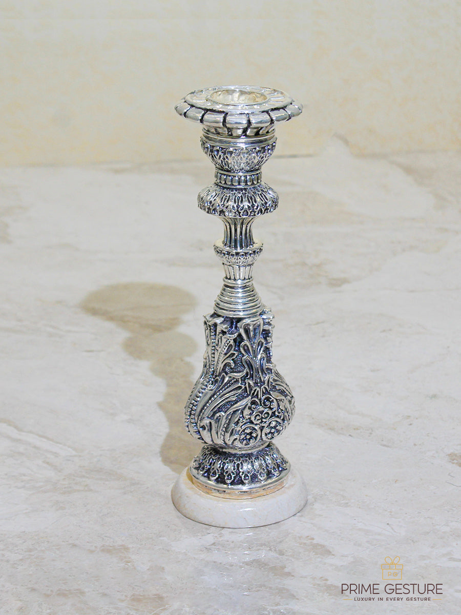 Silver Candle Holder
