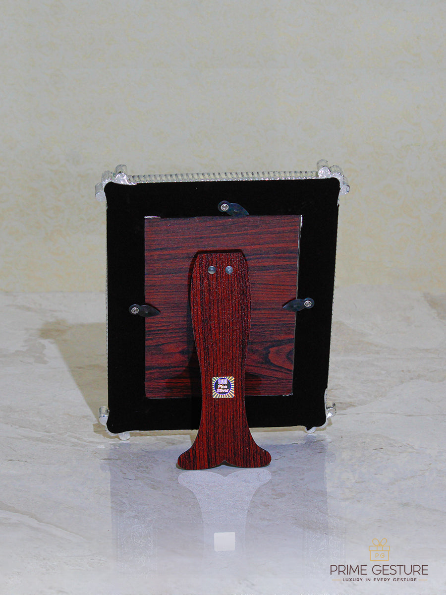 Silver Designer Photo Frame