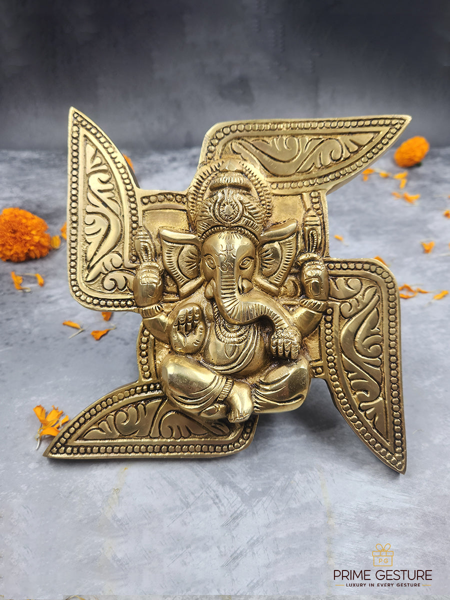 Swastic Ganesh Wall Decoration