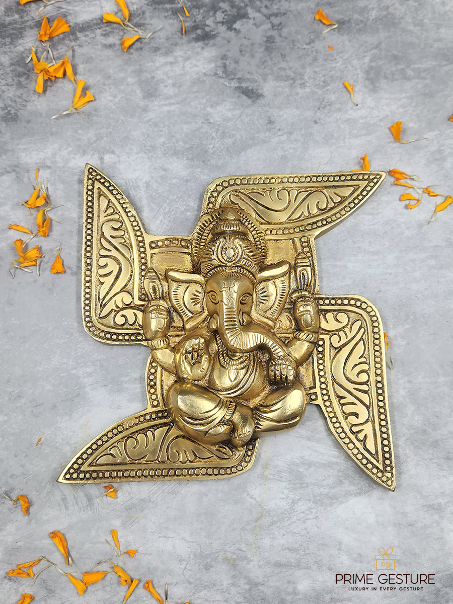 Swastic Ganesh Wall Decoration