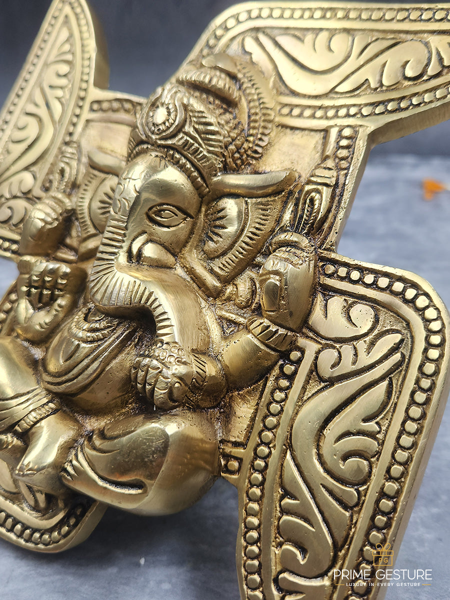 Swastic Ganesh Wall Decoration
