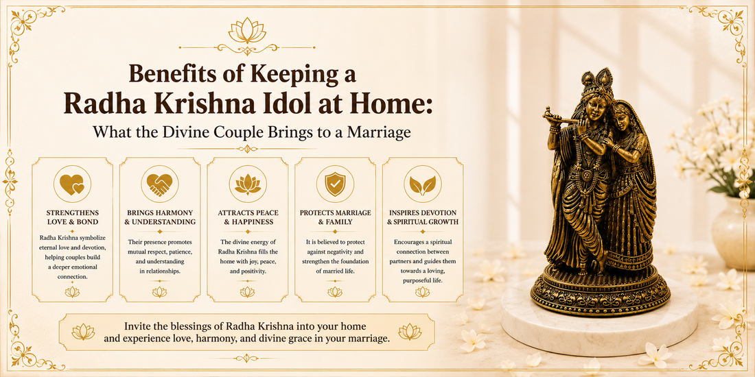 Benefits of Keeping a Radha Krishna Idol at Home: What the Divine Couple Brings to a Marriage