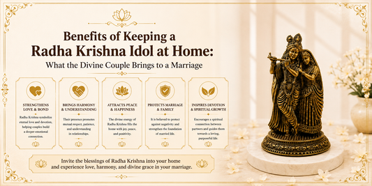 Benefits of Keeping a Radha Krishna Idol at Home: What the Divine Couple Brings to a Marriage
