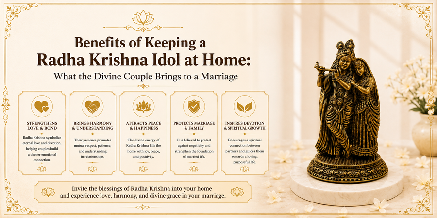 Benefits of Keeping a Radha Krishna Idol at Home: What the Divine Couple Brings to a Marriage