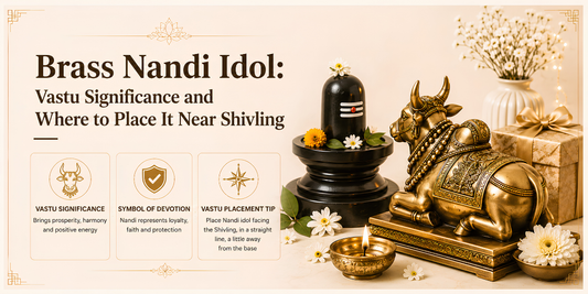 Brass Nandi Idol: Vastu Significance and Where to Place It Near Shivling