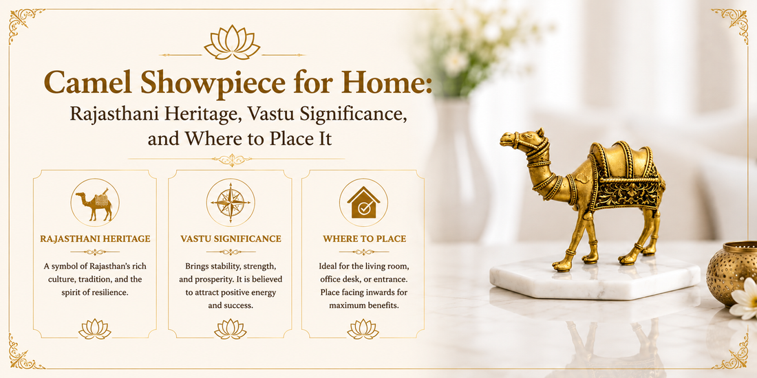 Camel Showpiece for Home: Rajasthani Heritage, Vastu Significance, and Where to Place It