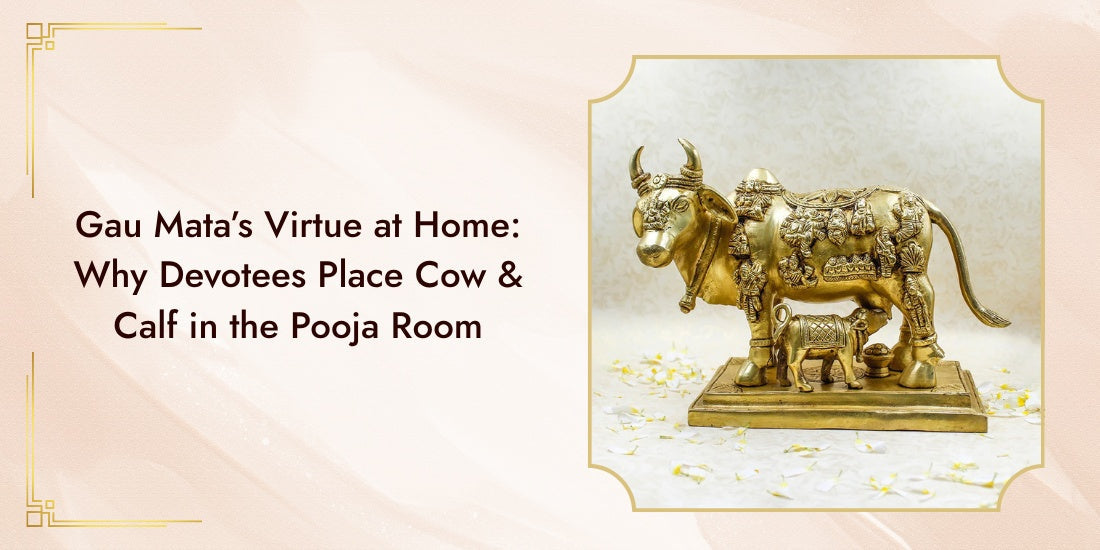 Gau Mata’s Virtue at Home: Why Devotees Place Cow & Calf in the Pooja Room