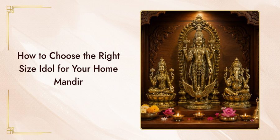 How to Choose the Right Size Idol for Your Home Mandir