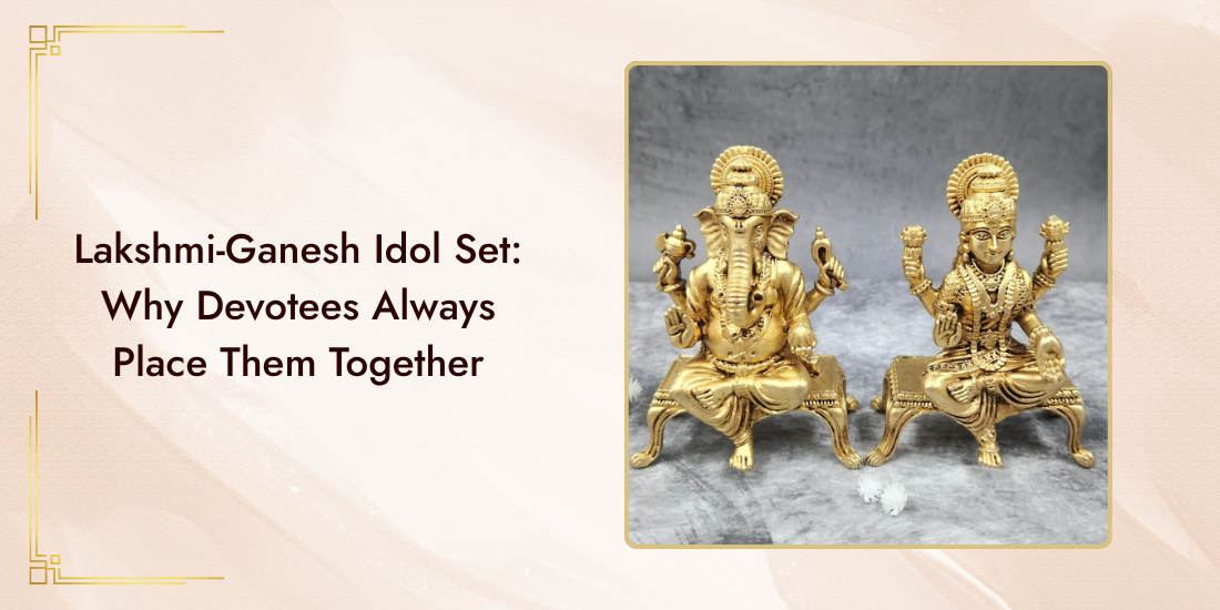 Lakshmi-Ganesh Idol Set: Why Devotees Always Place Them Together