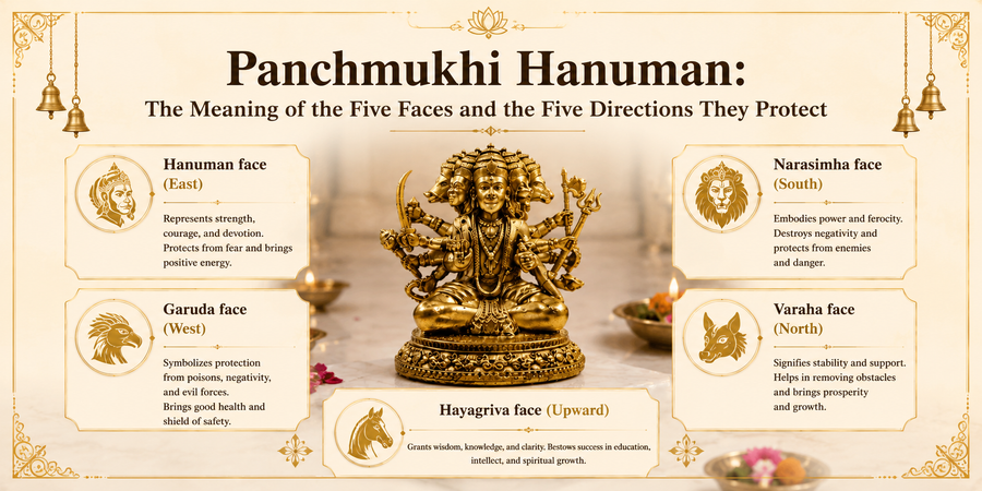Panchmukhi Hanuman: The Meaning of the Five Faces and the Five Directions They Protect