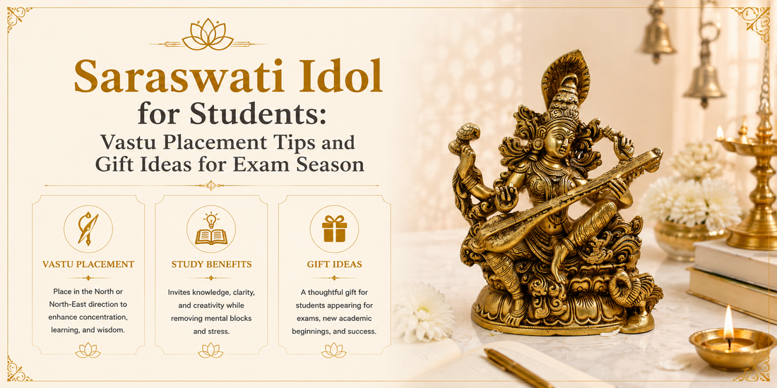 Saraswati Idol for Students: Vastu Placement Tips and Gift Ideas for Exam Season